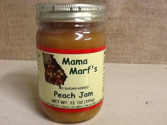 Mama Marf's No Sugar Added  Peach Jam